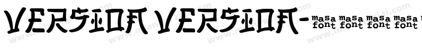 version version字体转换